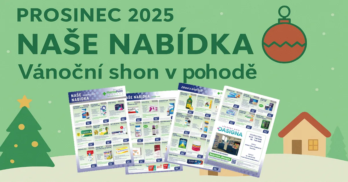 🎄Prosinec je tu – období chřipek, rýmy a svátečního shonu.